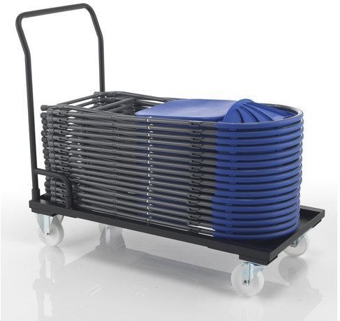 Folding Chair Trolley - 40 Chairs