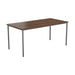 Rectangular Multipurpose Table | 1800 X 800 | Dark Walnut/Silver