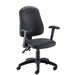 Calypso II Highback Operator Chair Office Chair, Fabric Office Chair TC Group Black PU Leather Folding 