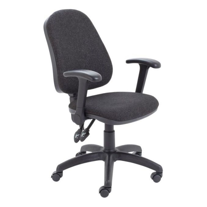 Calypso II Highback Operator Chair Office Chair, Fabric Office Chair TC Group Charcoal Folding 