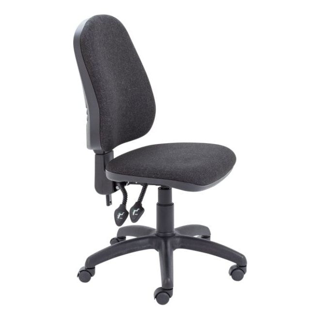 Calypso II Highback Operator Chair Office Chair, Fabric Office Chair TC Group Charcoal No 